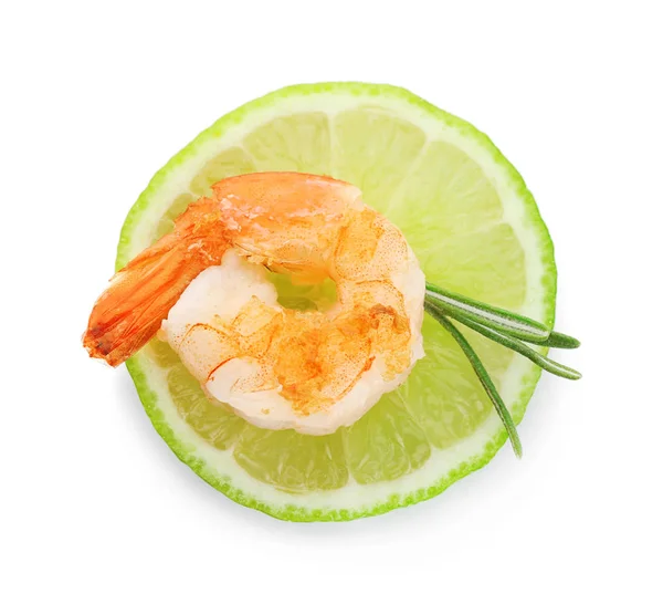 Delicious grilled shrimps — Stock Photo, Image