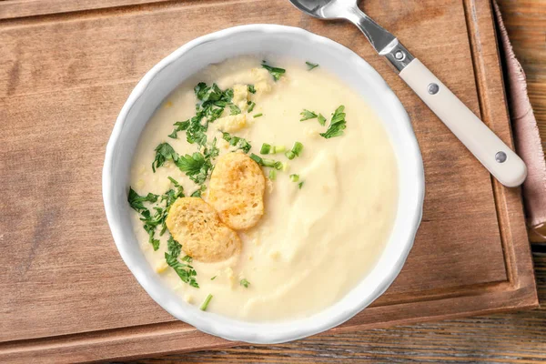 Смачний картопляний суп — стокове фото