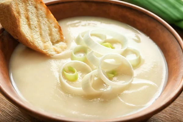 Sopa de batata gostosa — Fotografia de Stock