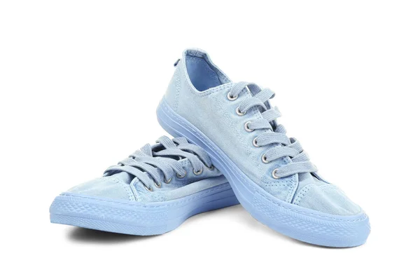 Mavi tenis ayakkabıları — Stok fotoğraf
