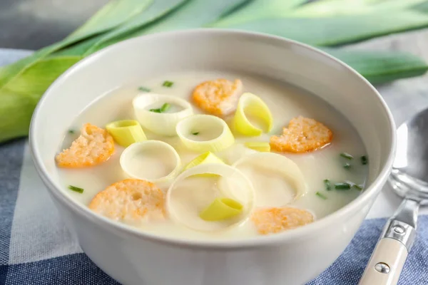Yummy potato soup — Stock Photo, Image