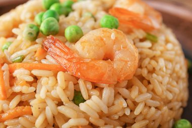 lezzetli karides kızarmış pilav