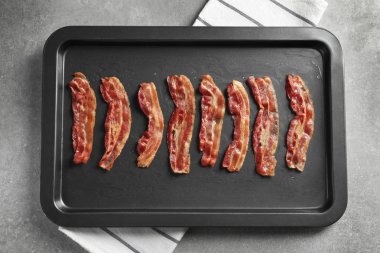 cooked bacon rashers clipart
