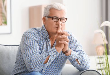 Yakışıklı olgun adam.