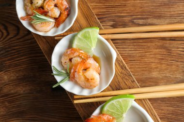 lezzetli ızgara karides