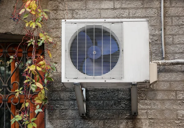 Air conditioner on wall — Stock Photo, Image