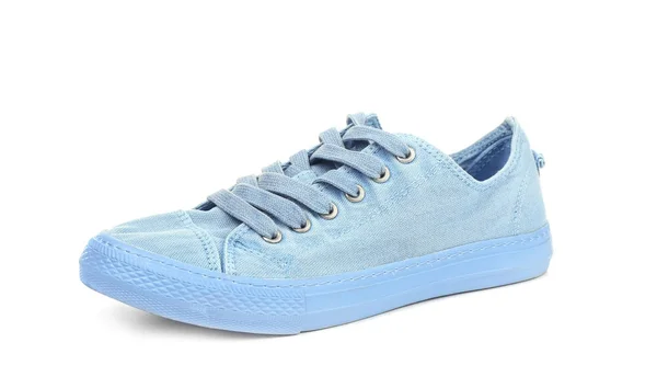 Sapato de tênis azul — Fotografia de Stock