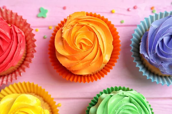 Tasty colorful cupcake — Stock Photo, Image