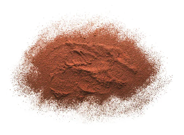 Heap of healthy cocoa powder — Stock Photo, Image