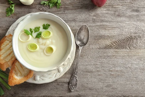 Deliciosa sopa de patata — Foto de Stock