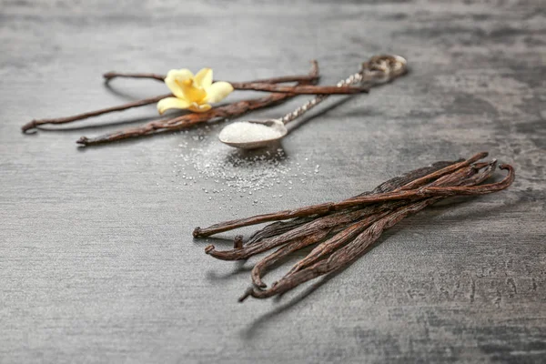 Dried vanilla pods — Stock Photo, Image