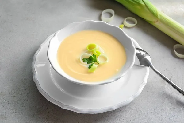 Yummy potato soup — Stock Photo, Image