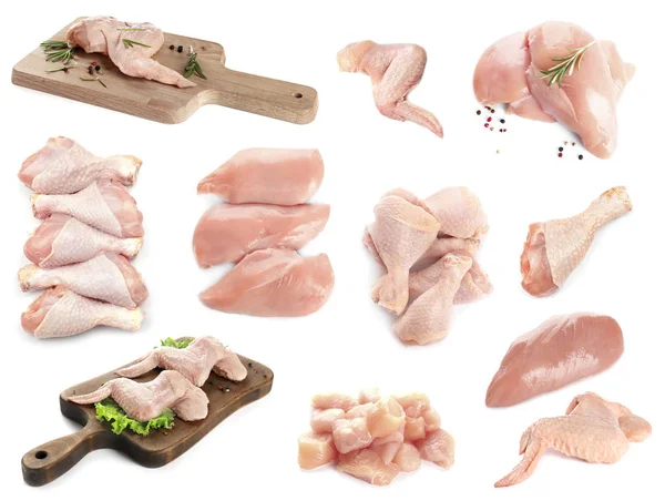 Raw chicken cuts — Stock Photo, Image