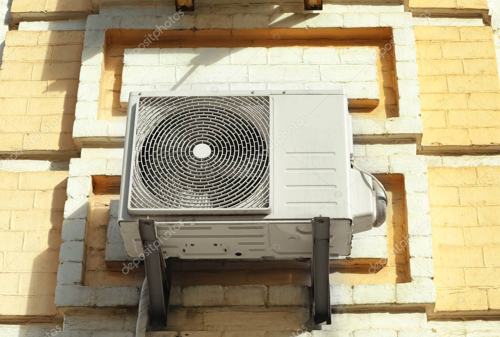 Air conditioner on wall