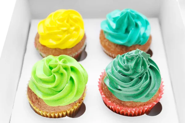 Tasty colorful cupcakes — Stock Photo, Image