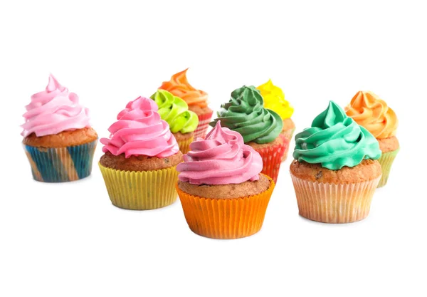 Tasty colorful cupcakes — Stock Photo, Image