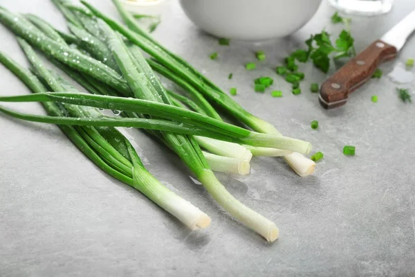 Cebolla verde fresca —  Fotos de Stock