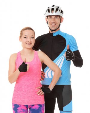 başparmak gösterilmesini bisikletçiler