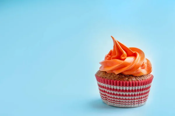 Chutné narozeniny cupcake — Stock fotografie