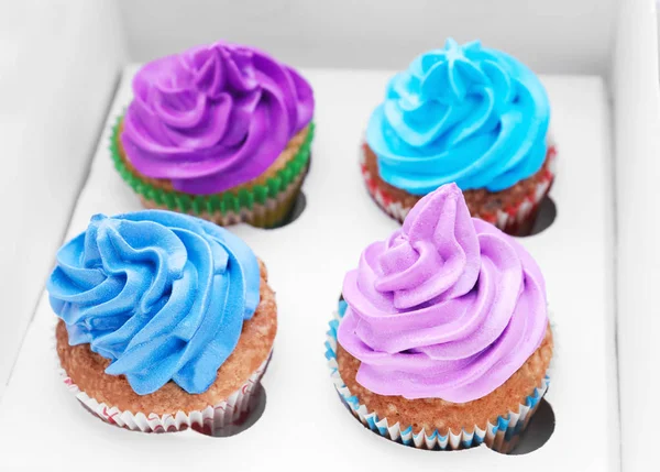 Tasty colorful cupcakes — Stock Photo, Image