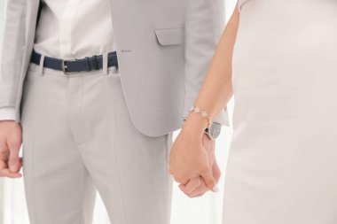 Düğün gününde, closeup güzel Çift