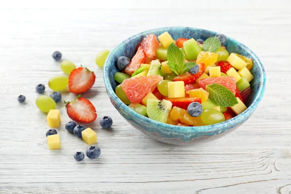 Verse fruitsalade — Stockfoto