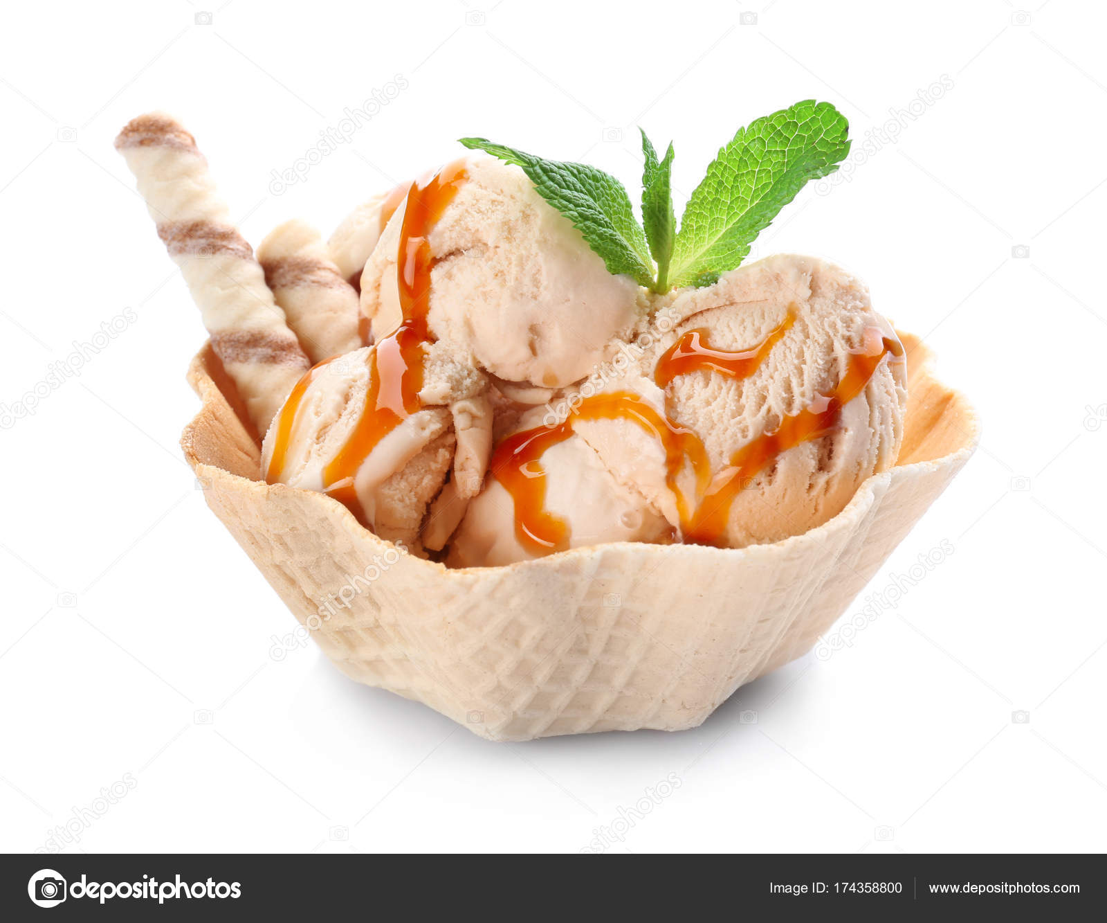 ice cream waffle bowl