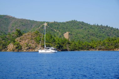 modern teknesi ile deniz manzarası 