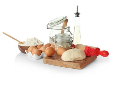 Malzemeler hamur ve mutfak eşyaları için 