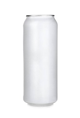 Teneke kutu, üzerinde beyaz izole