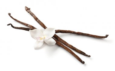 Vanilya çubukları ve çiçek