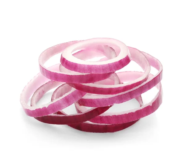 Sliced red onions — Stock Photo, Image