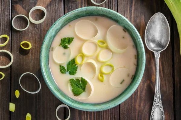 Schüssel Kartoffelsuppe — Stockfoto