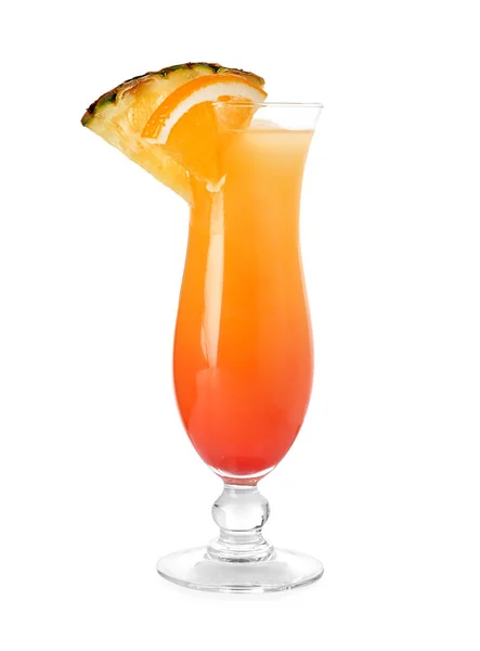 Glas met lekkere exotische cocktail — Stockfoto