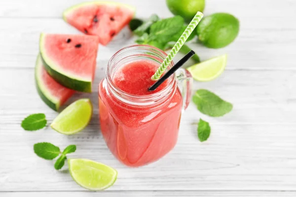 Batido de sandía fresca — Foto de Stock