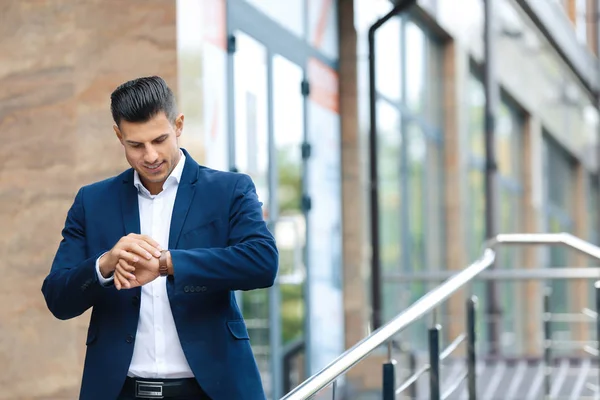 Attractive man in formal suit