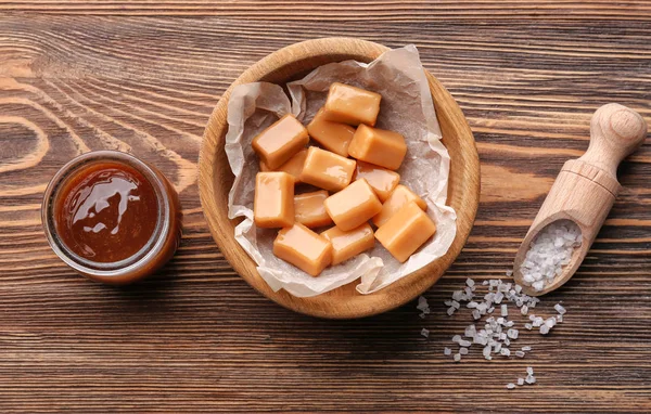 Tasty caramel candies — Stock Photo, Image