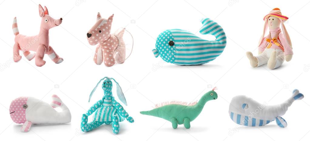 Set of cute toys 