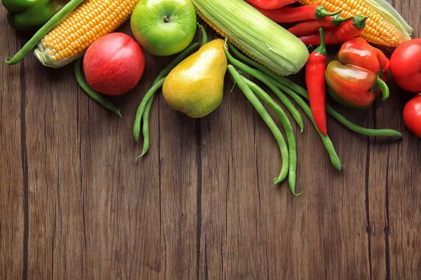 Složení různých druhů ovoce a zeleniny — Stock fotografie