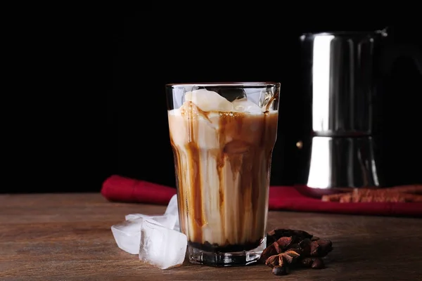 Cold latte macchiato — ストック写真