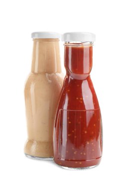 Şişe salata için farklı sos ile