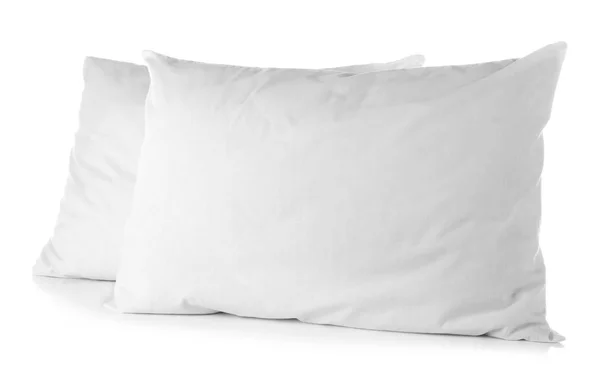 М'які подушки, ізольовані на білому — стокове фото