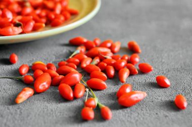 taze Goji meyveleri 