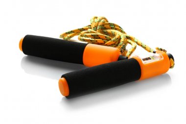 Arka plan üzerinde ip atlama