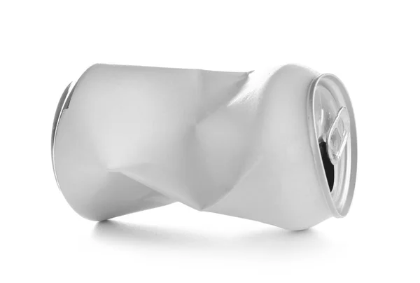 Crumpled empty can — Stock Photo, Image