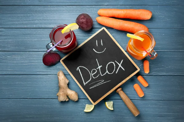 Petit tableau avec mot DETOX — Photo