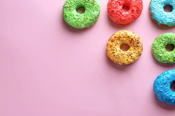 Donuts glacés savoureux — Photo
