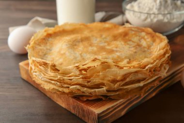 Lezzetli ince krepler.