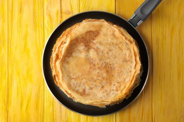 Lezzetli ince krepler.