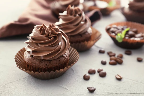 Välsmakande choklad cupcake — Stockfoto